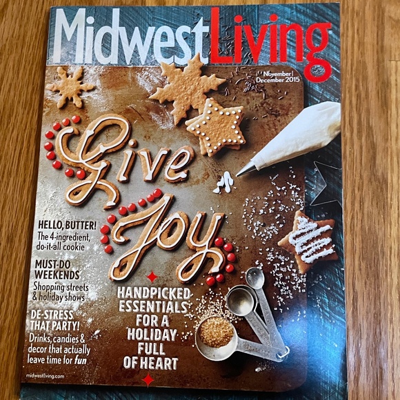 Midwest Living holiday/December magazines 2013, 2014, 2015, 2016 - Picture 2 of 4